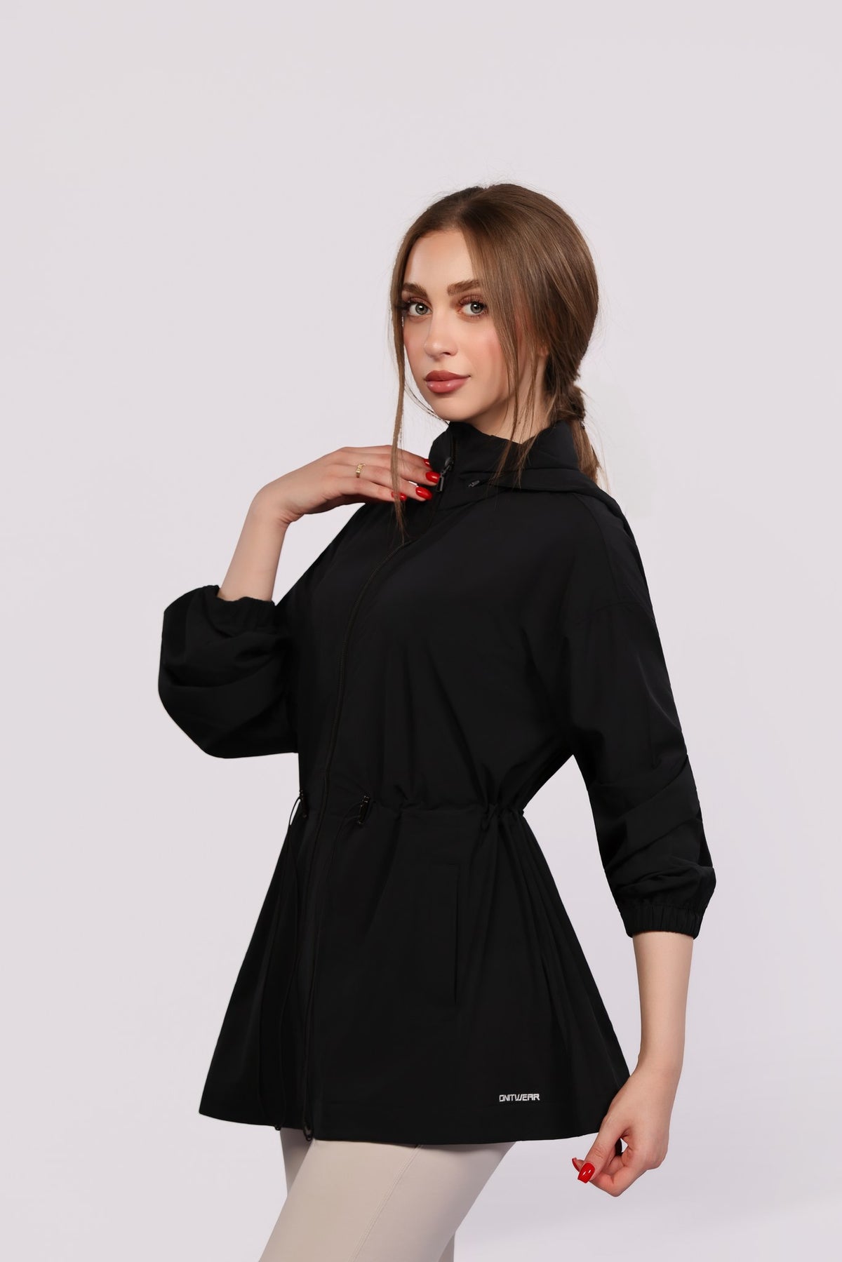 Ease Jacket — Black, front